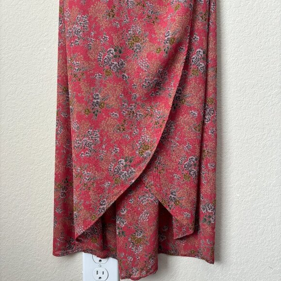 Reformation Boho Floral Print Flirty Wrap Maxi Dress - Picture 8 of 11